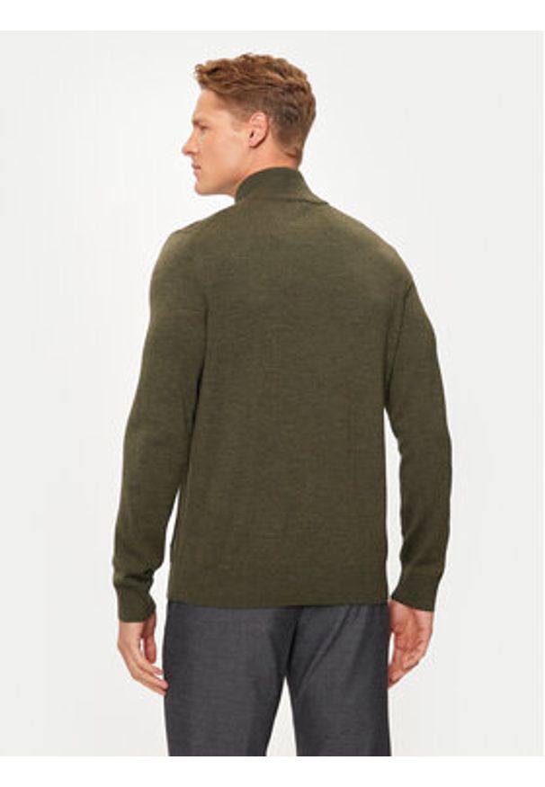 JOOP! Sweter 17 Jk-03Dario 30032603 Zielony Modern Fit. Kolor: zielony. Materiał: wełna