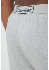 Calvin Klein Underwear szorty piżamowe męskie kolor szary gładka. Kolor: szary. Materiał: dzianina. Wzór: gładki