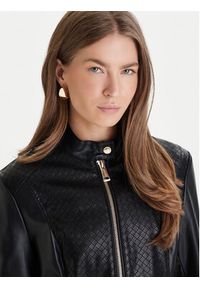 Guess Kurtka z imitacji skóry W6RL52 WL850 Czarny Regular Fit. Kolor: czarny. Materiał: skóra #2