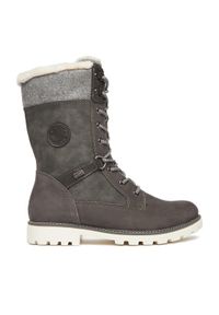 Remonte Trzewiki CEO-D8474-45 Szary. Kolor: szary. Materiał: skóra, nubuk #1