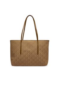 Calvin Klein Torebka Emblem Aop Jacquard LV04F3750G Khaki. Kolor: brązowy #2