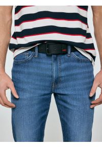 Big-Star - Pasek męski skórzany czarny Piros 906. Kolor: czarny. Materiał: skóra. Wzór: jednolity. Styl: elegancki, klasyczny #3