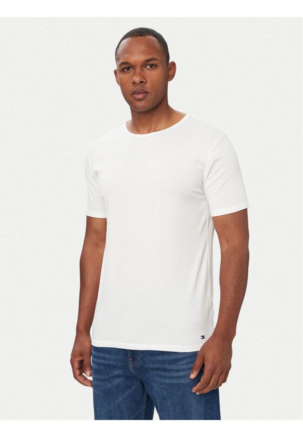 TOMMY HILFIGER - Tommy Hilfiger Komplet t-shirtów UM0UM03933 Biały Slim Fit. Kolor: biały. Materiał: bawełna