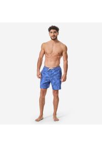 Spodenki surfingowe męskie Decathlon 100 Supagirl 18". Kolor: szary, niebieski, wielokolorowy. Materiał: materiał, poliester. Długość: długie. Styl: sportowy #2