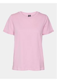Vero Moda T-Shirt Paula 10243889 Różowy Regular Fit. Kolor: różowy. Materiał: bawełna #3