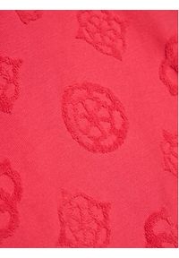 Guess Dres A4RG01 KBU64 Różowy Regular Fit. Kolor: różowy. Materiał: bawełna #5