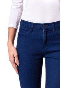 Wrangler - WRANGLER HIGH SKINNY RINSEWASH W27H61023. Stan: podwyższony