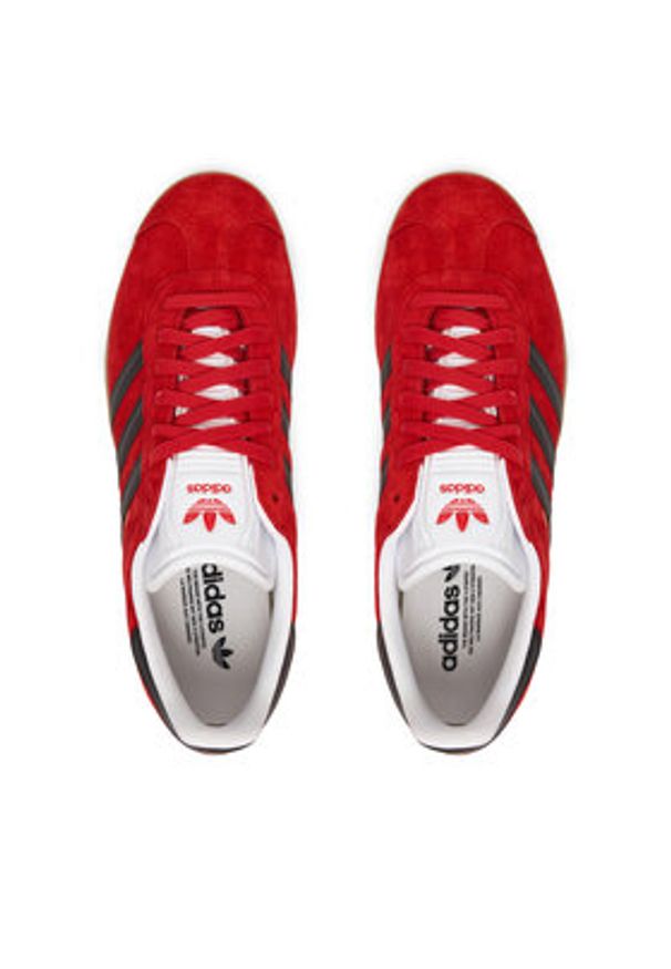 Adidas - adidas Sneakersy Gazelle IH9634 Czerwony. Kolor: czerwony. Materiał: skóra, zamsz. Model: Adidas Gazelle
