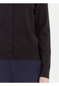 TOMMY HILFIGER - Tommy Hilfiger Kardigan WW0WW42370 Czarny Regular Fit. Kolor: czarny. Materiał: bawełna #4