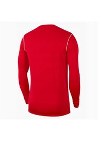 Nike - Męska Bluza Park 20 Z Okrągłym Dekoltem. Kolor: czerwony