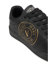 Versace Jeans Couture Sneakersy 77YA3SD1 Czarny. Kolor: czarny. Materiał: skóra #4