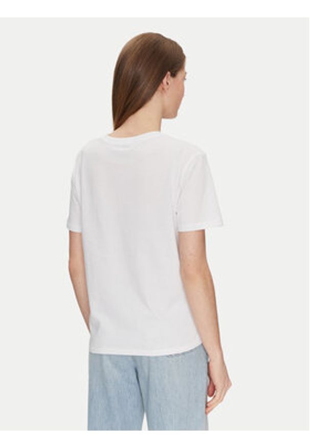 TwinSet - TWINSET T-Shirt 251TP2074 Biały Regular Fit. Kolor: biały. Materiał: bawełna