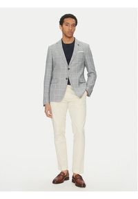 JOOP! Marynarka 17 JB-84Hogiz 30046564 Niebieski Slim Fit. Kolor: niebieski. Materiał: bawełna