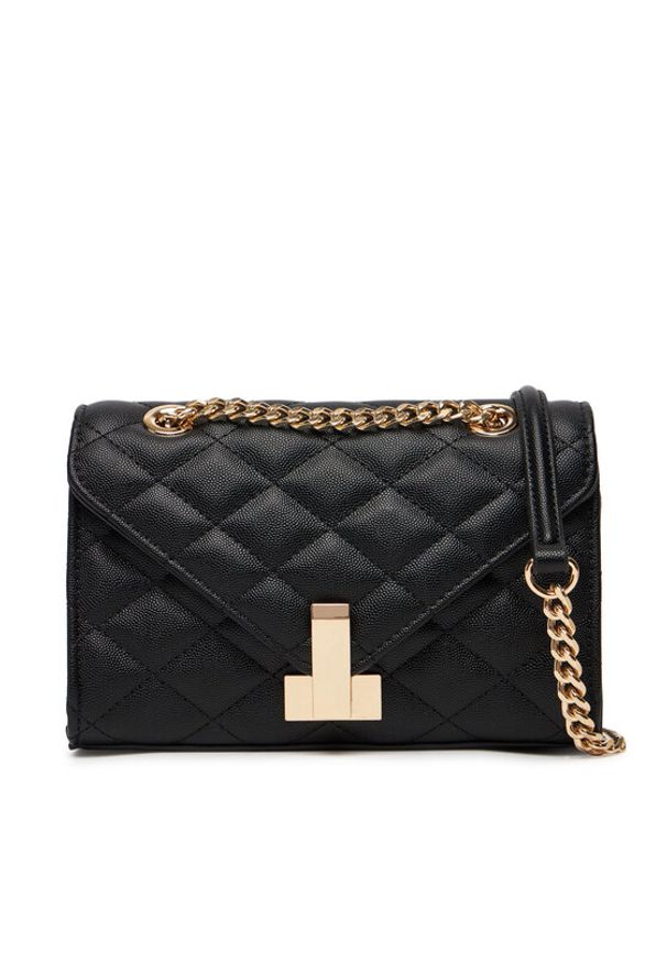 Aldo Torebka Chelsy 14076713 Czarny. Kolor: czarny. Materiał: skórzane