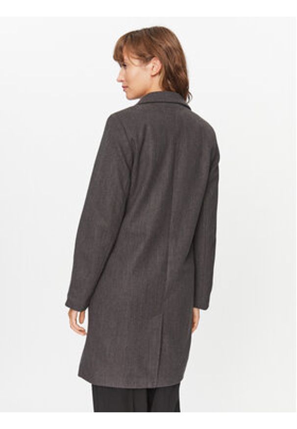 only - ONLY Płaszcz przejściowy Nancy 15292832 Szary Regular Fit. Kolor: szary. Materiał: syntetyk