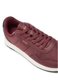 BOSS Sneakersy Titanium 50523180 Bordowy. Kolor: czerwony. Materiał: materiał #5