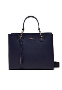 Emporio Armani Torebka EW000360 AF12036 MB051 Granatowy. Kolor: niebieski. Materiał: skórzane #5