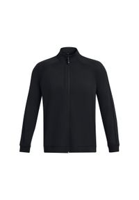 Kurtka z dresu Under Armour Storm Midlayer. Kolor: czarny, biały, wielokolorowy. Materiał: dresówka. Sport: golf #1
