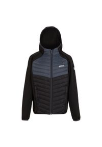 Regatta - Kurtka Dziecięca Kielder VIII Hybrid Jacket. Kolor: szary, fioletowy, wielokolorowy, czarny #1