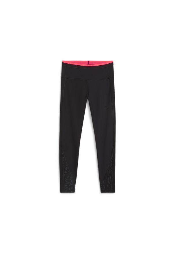 Puma - Damskie legginsy z wysokim stanem HYPERNATURAL o długości 7/8 PUMA Black. Stan: podwyższony. Kolor: czarny. Sport: fitness