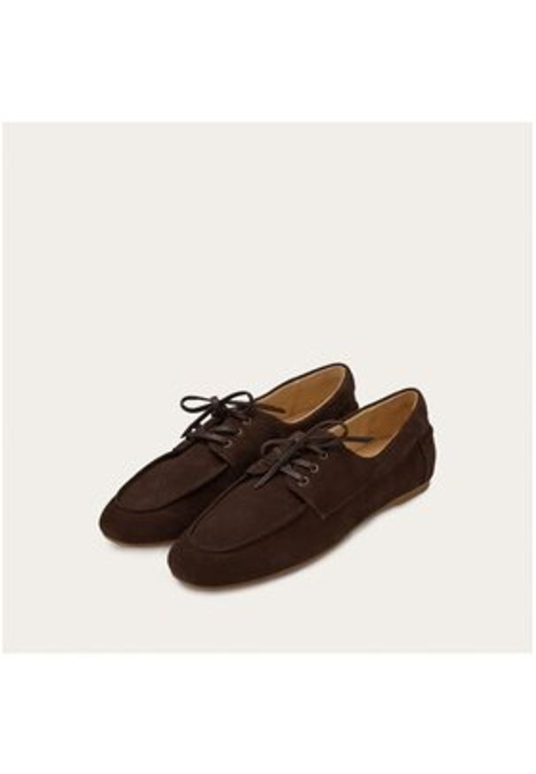 BALAGAN - Balagan Półbuty Captain Brązowy. Kolor: brązowy. Materiał: skóra, zamsz