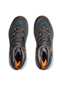 HOKA - Hoka Trekkingi Kaha 2 Gtx GORE-TEX 1123155 Granatowy. Kolor: szary. Materiał: nubuk, skóra. Technologia: Gore-Tex. Sport: turystyka piesza #3