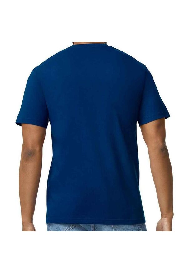 GILDAN - Bawełniana Lekka Koszulka Unisex Dla Dorosłych. Kolor: niebieski. Materiał: bawełna
