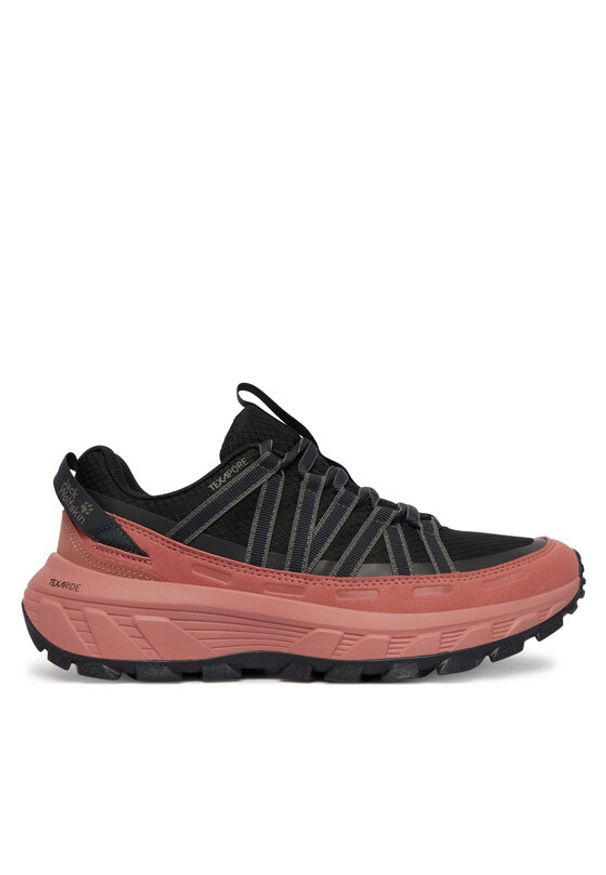 Jack Wolfskin Trekkingi Wild Hike Texapore Low A65581 Czarny. Kolor: czarny. Materiał: skóra