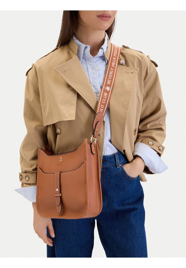 Beverly Hills Polo Club Torebka CEO-BHPC-C-016-07 Brązowy. Kolor: brązowy