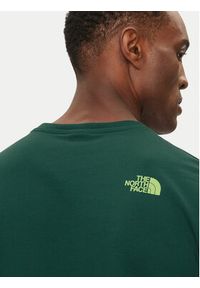 The North Face T-Shirt Easy NF0A8A6C Zielony Regular Fit. Kolor: zielony. Materiał: bawełna, syntetyk