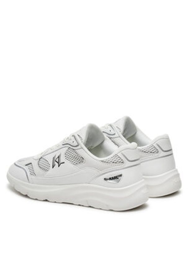 Karl Lagerfeld - KARL LAGERFELD Sneakersy KL63620 Biały. Kolor: biały. Materiał: skóra