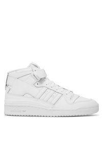 Adidas - adidas Buty Forum Mid IG3754 Biały. Kolor: biały. Materiał: skóra