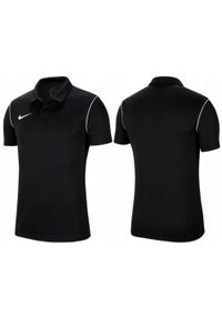 Koszulka do piłki nożnej męska Nike Polo Park 20. Typ kołnierza: polo. Kolor: czarny, biały, wielokolorowy