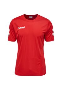 Koszulka z krótkim rękawem sportowa męska Hummel Core Polyester Tee. Kolor: czerwony. Długość rękawa: krótki rękaw. Długość: krótkie #1