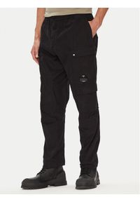 C.P. Company Spodnie materiałowe 19CMPA173A110324G Czarny Regular Fit. Kolor: czarny. Materiał: bawełna