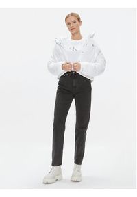 Calvin Klein Jeans T-Shirt J20J222961 Biały Slim Fit. Kolor: biały. Materiał: bawełna