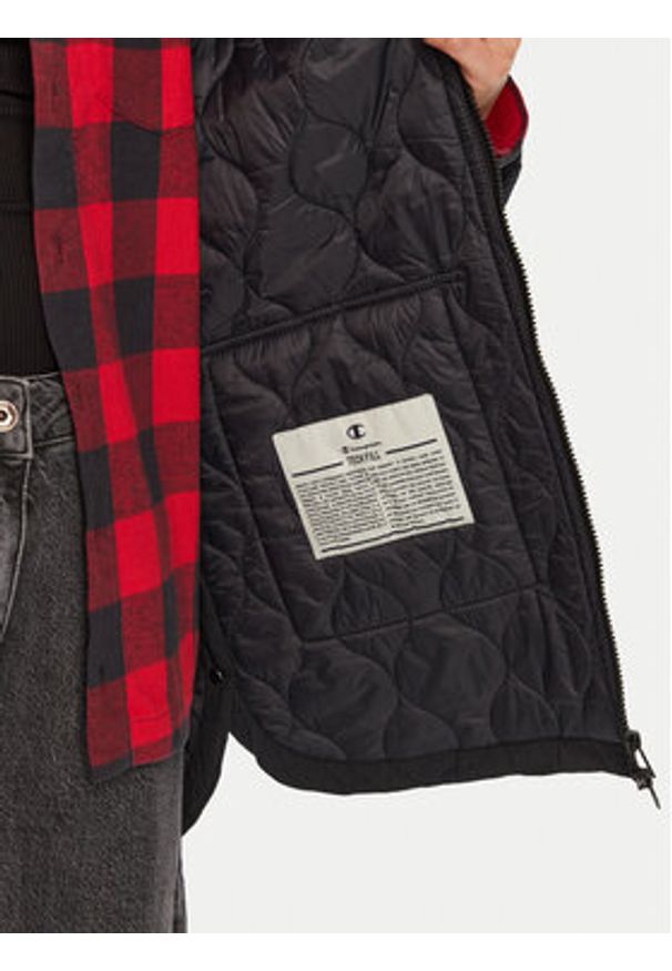 Champion Kurtka przejściowa 117573 Czarny Custom Fit. Kolor: czarny. Materiał: syntetyk