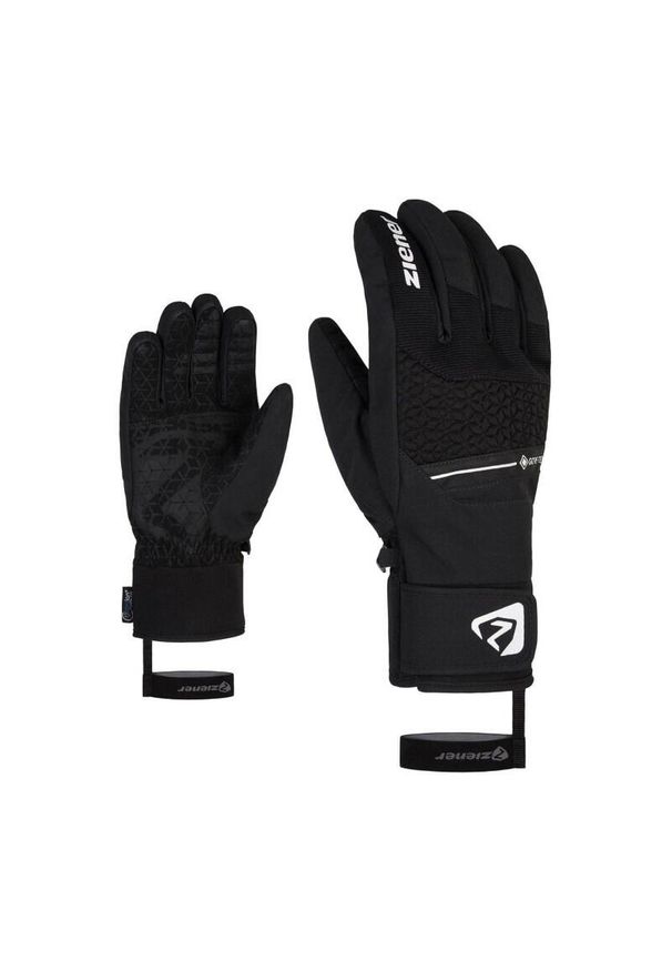 Ziener - Rękawice narciarskie męskie ZIENER Granit GTX AW. Kolor: czarny. Sezon: zima. Sport: narciarstwo