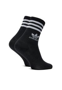 Adidas - adidas Zestaw 3 par wysokich skarpet unisex Mid Cut Crew IL5022 Czarny. Kolor: czarny. Materiał: materiał, bawełna #3