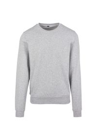 BUILD YOUR BRAND - Bluza Unisex Premium Crew Neck Dla Dorosłych. Kolor: szary