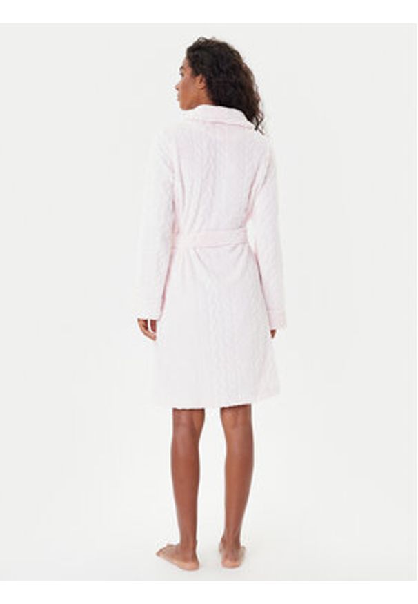 Lauren Ralph Lauren - LAUREN RALPH LAUREN Szlafrok ILN42455 Różowy. Kolor: różowy. Materiał: syntetyk