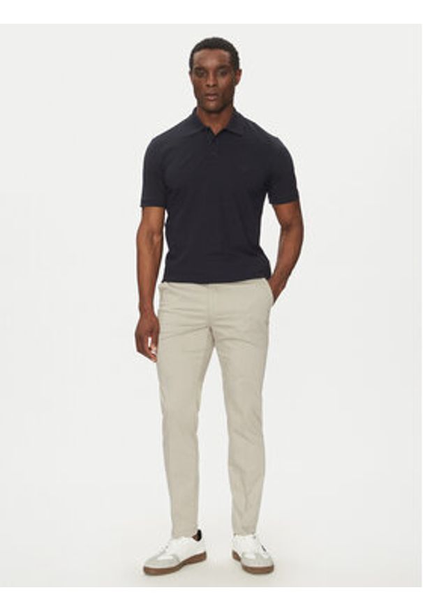 Liu Jo Polo QA5157 J0299 Granatowy Regular Fit. Typ kołnierza: polo. Kolor: niebieski. Materiał: bawełna