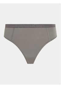 Calvin Klein Underwear Stringi 000QF7431E Szary. Kolor: szary. Materiał: syntetyk