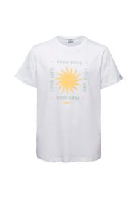 Hi-tec - Koszulka Dziecięca Sunny. Kolor: biały, wielokolorowy, zielony #1