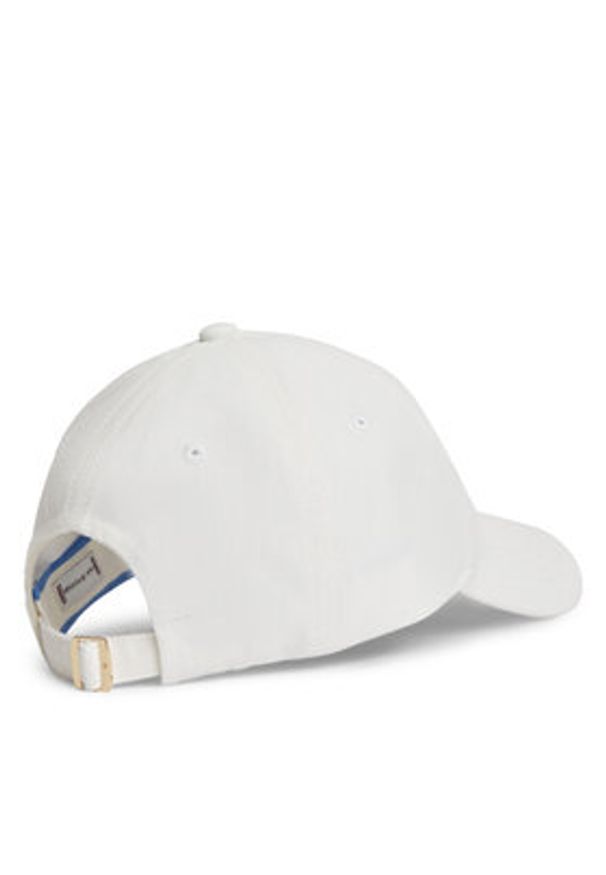 TOMMY HILFIGER - Tommy Hilfiger Czapka z daszkiem Logo Embroidery Baseball Cap AW0AW18338 Biały. Kolor: biały. Materiał: bawełna