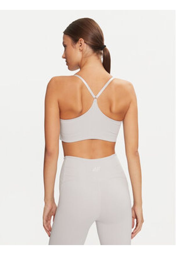 4f - 4F Biustonosz sportowy 4FWAW24USBAF143 Szary. Kolor: szary. Materiał: syntetyk