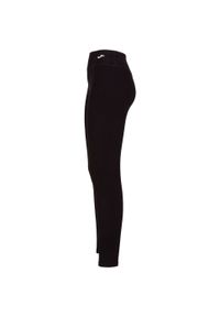 Legginsy treningowe damskie Joma Breath bezszwowe z siateczkowymi wstawkami. Kolor: czarny. Sport: taniec, joga i pilates