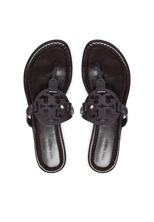 Japonki Tory Burch. Kolor: brązowy