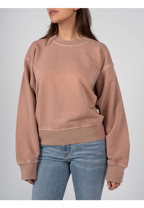 Diesel Bluza "Lym" | A04822-0NQAZ | Kobieta | Beżowy. Kolor: beżowy. Materiał: bawełna. Wzór: jednolity