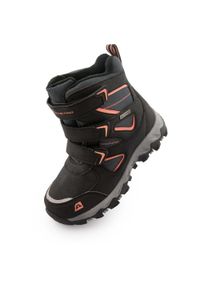 ALPINE PRO - Ciepłe zimowe buty dziecięce Alpine Pro Rogio rozmiar 28. Kolor: fioletowy. Materiał: syntetyk, tkanina, materiał. Sezon: zima